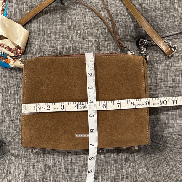 Rebecca Minkoff Avery Brown Suede Crossbody EUC - Picture 17 of 17